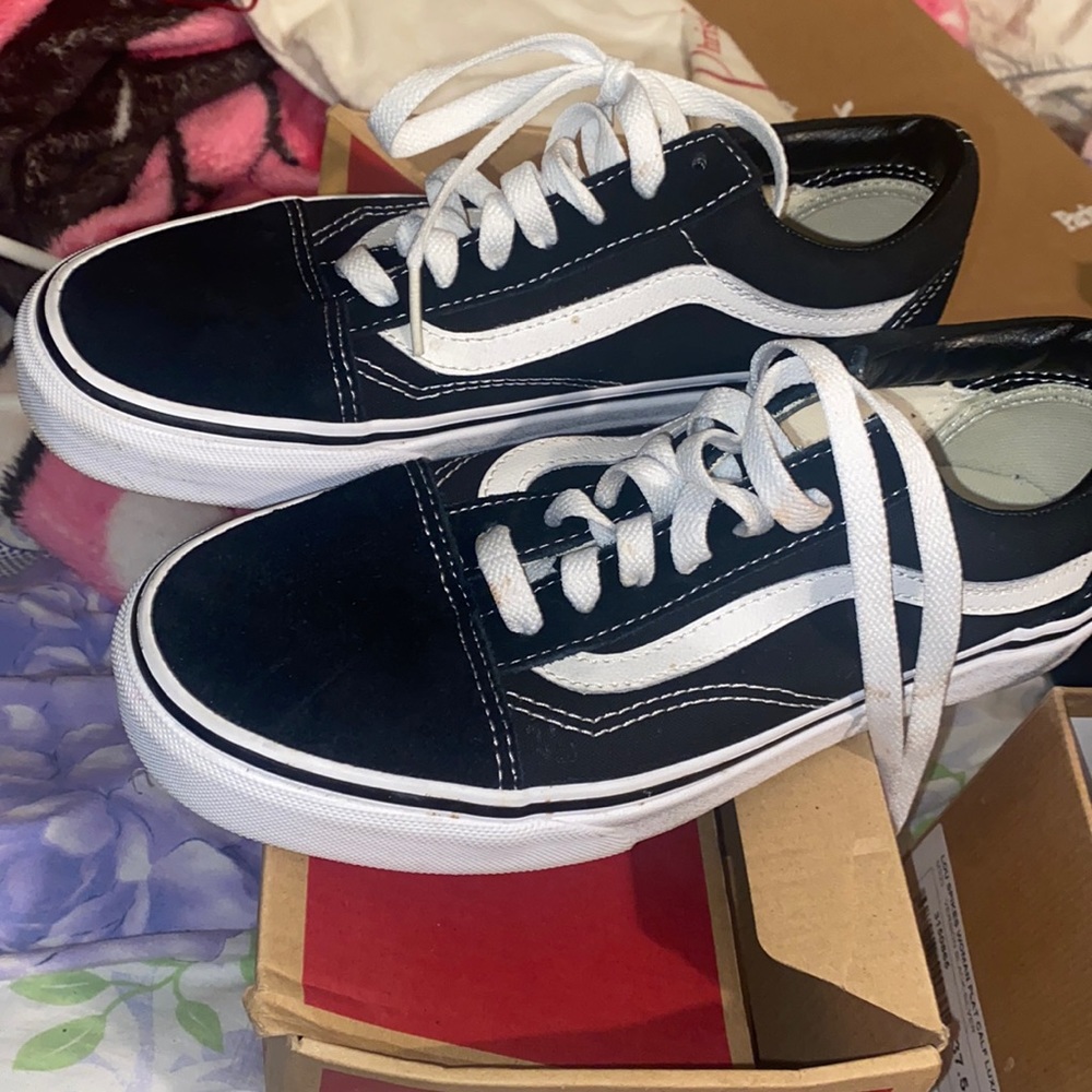 VANS old school blk /white size 5.5